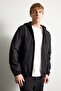 Slim Fit Hooded Zippered Waterproof Technical Coat H1499Ax26Au - 2