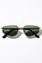 Reign Gold Green Sunglasses - 4