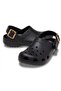 213543 Classic Metallic Buckle Clog Black Unisex Slippers - 2