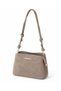 Mink Suede Women's Knot Detailed Strap Daily Shoulder Bag Stylish Bag with Metal Accessories