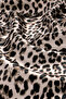 Brown Leopard Pattern Silk Handkerchief - 2