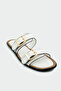 Rega Double Buckle Women's Flat Slippers - White - 2