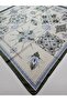 Rayon Patterned Square Scarf Silky Textured Elegant Motif Women's Scarf 90 X 90 cm