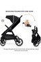 Vento 360° Rotating Seat Baby Toddler Stroller One-Hand Fold, Waterproof UPF 50+ Canopy, Phone Holder, Cup Holder, Toy Strap, Reflective Stickers, Gift&String Bag, 0-4 Years, 22kg, 3yrs Warra - 4