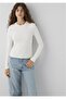 Long Sleeve Basic Light Ecru - 2