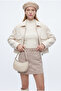 Women's Case Suede Textured Shorts Lined Belted Stone Mini Skirt - 3