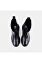 Women's Black Elastic Thick Soled Leather Chelsea Boots - 6