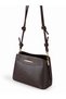 Brown Women's Knot Detailed Strap Daily Shoulder Bag Stylish Bag with Metal Accessories - 3