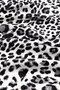 Gray Leopard Pattern Silk Handkerchief - 2