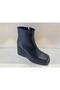 Genuine Leather and Fur Zippered Boots Women's Shoes - 2