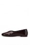 Elit Pm567 K7012 Women's Ballet Flats Brown - 4