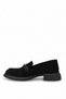 Elit Pm208 K4031 Women's Genuine Leather Casual Shoes Black - 4
