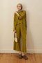 Asymmetric Premium Suit Oil Green - 4