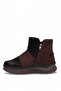 D26Kb-4150 Women's Genuine Leather Flat Boots Black - 3
