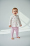 Baby Top and Bottom Set Combed Cotton Fabric