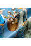 Market Day Procession 100% Silk Scarf 90X90 cm - 4
