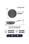 Non-Scratch Non-Stick 2-Piece Frying Pan Set - 26 Cm, 30 cm - 2