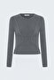 Knitted Striped Knitwear - Gray - 3