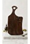 Walnut Presentation/Cutting Board Handmade, with Brass Leaf Details - 3