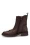 D26Kb-8525 Women's Genuine Leather Heeled Boots Brown - 3