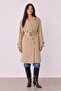 Double-Breasted Neck Trench Coat