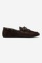 Osney Brown Suede Genuine Leather Lace-Up Women's Loafer Shoes - 5