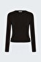 Knitted Stripe Sweater - Brown - 3