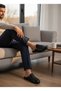 Akınalbella 3245 Closed Men's Leather House Slippers - 7