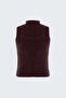 Zero Sleeve Bearded Knitwear Blouse - Plum - 4