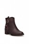 D26Kb-8805 Women's Genuine Leather Heeled Boots Brown - 2
