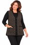Women's Snake Patterned V-Neck Mother's Vest - 3