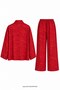 Jacquard Kimono Set Red - 2