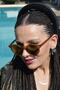 Brown Unisex Sunglasses