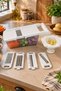 Slice Box Multi-Purpose Grater Set with Bowl, Chopper, Slicer, Potato Apparatus - 4