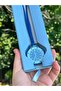 New Luxury Trend Unisex Chain Watch Bag Ornament Keychain Pendant Belt Accessory Boxed Saks Blue - 4
