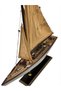 Handcrafted Decorative Wooden Sailboat Model – Nautical Table Decor, Vintage Ship Ornament for Home, Office, and Gift - 2