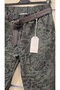 Italian Trousers with Leopard Pattern and Belt - 2