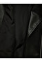 Long Sleeve Zippered Faux Leather Crop Biker Jacket - 8