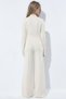 Half Fisherman Crop Sweater Pants Knitwear Set - 6