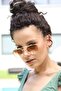 Unisex Brown Sunglasses