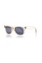 Transparent Light Brown Unisex Sunglasses - 4