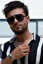 Unisex Black Sunglasses - 4