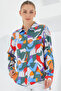 3721 Graphic Patterned Shirt - E.Khaki - 5