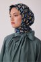 Geometric Pattern 100% Twill Silk Scarf Be08-81