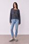 Mesh Knitwear Navy Blue