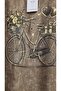Italian Blouse with Gilded Printed Bicycle Pattern and Six Laces - 4