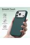 Premium Liquid Silicone Case for iPhone 18 Pro Max – Slim Fit Shockproof Protective Cover with Soft Microfiber Lining & Precise Cutouts - Dark Green - 2