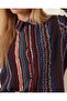 3721 Graphic Patterned Shirt - Dark Blue - 5