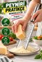 Stainless Steel Hand Grater Cheese Vegetable Chocolate Lemon Ginger Grater with Hanging Strap Kitchen Utensil Handheld - 2