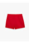Slim Fit Pocket Mini Shorts Skirt - 2
